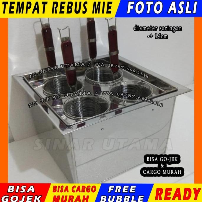 Dandang Mie 6 Bakmi Ayam Kangkung Kocok Saringan Rebus Tong Panci