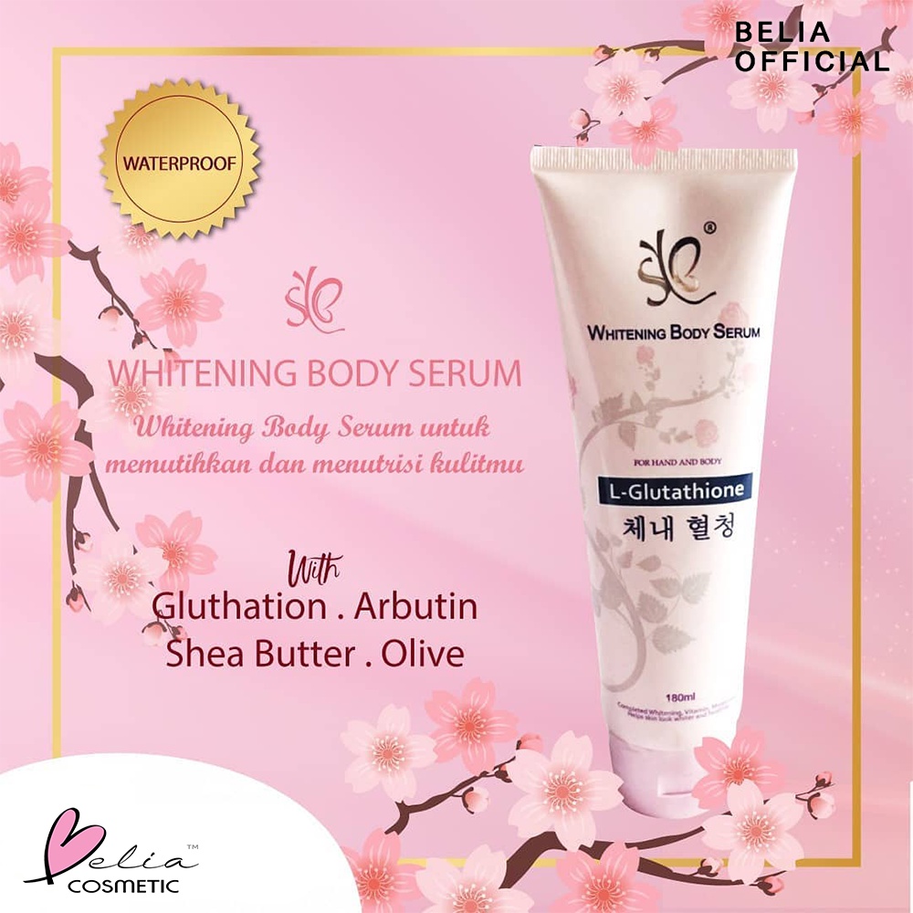 ❤ BELIA ❤ SYB Whitening Body Serum 180ml | Body Loyion | Pemutih Badan | BPOM