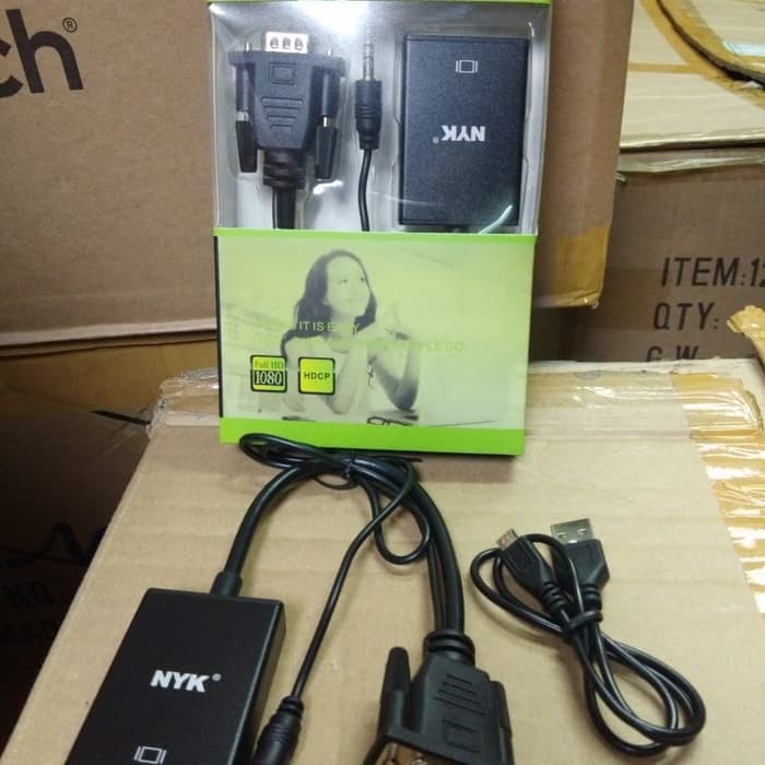 Converter VGA Male To HDMI Female / Vga To Hdmi