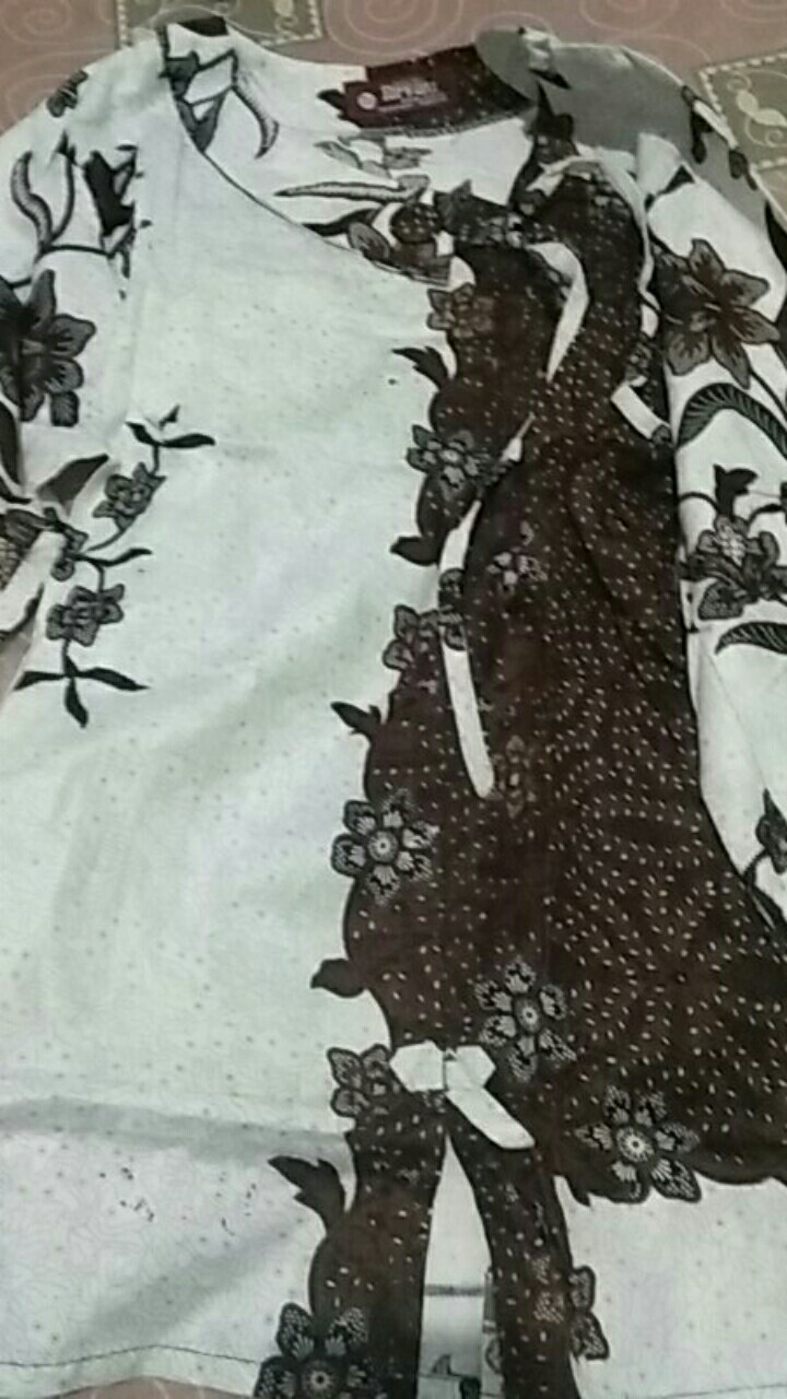 Blouse Batik Anak Perempuan Lengan Panjang Umur 8-9 Tahun