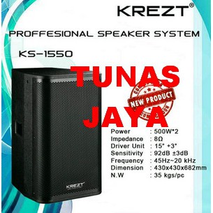 Speaker Pasif Krezt KS 1550 (15 Inch)