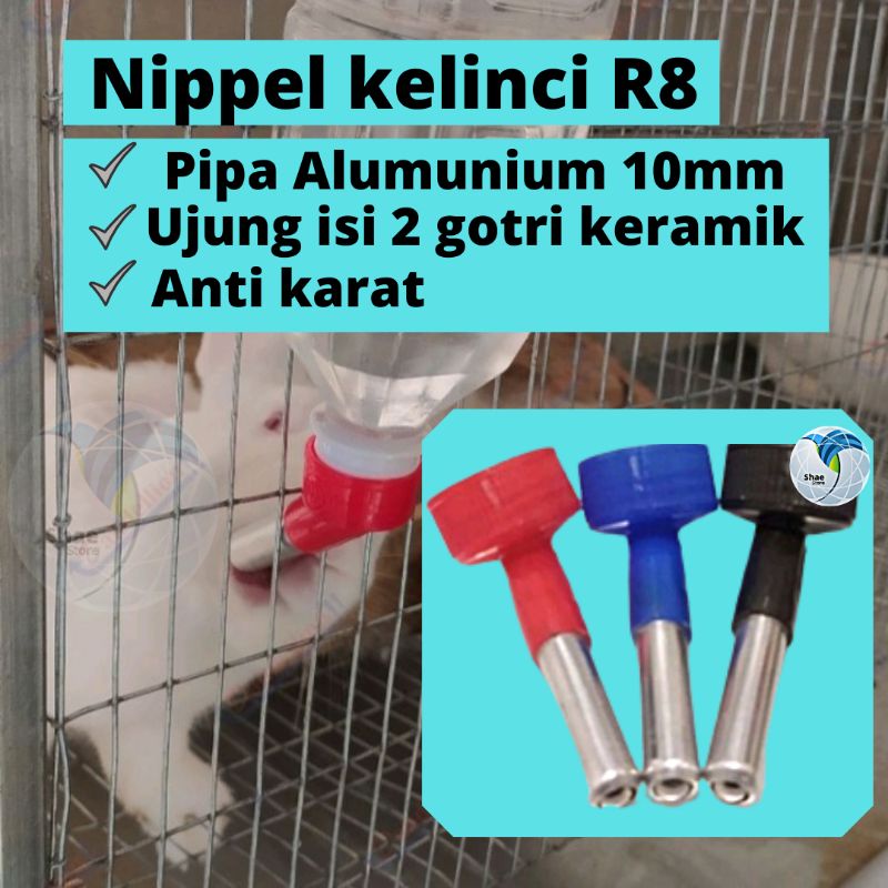 Nippel Nepel Kelinci Dot Botol Minum Tempat Minum Hewan kelinci marmut Hamster Sugar Glider Kucing Otomatis