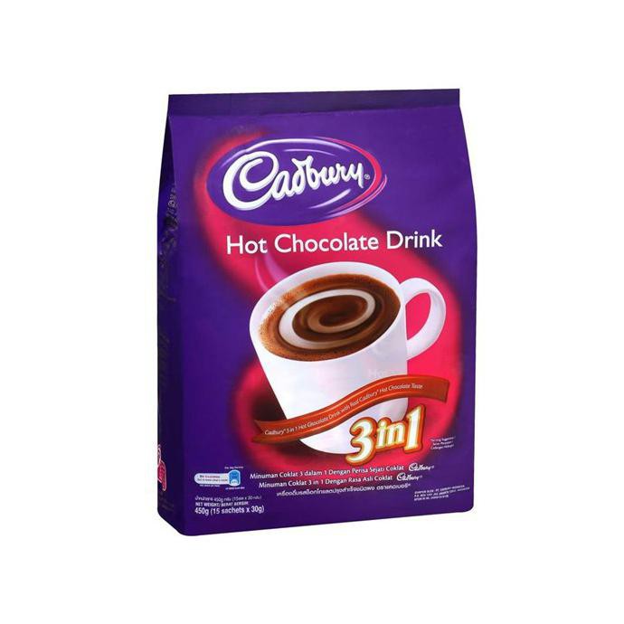 

BISA COD Cadbury 3in1 Hot Choco Drink 450 gr PROMO SPECIAL [Kode 1|Kode 2|Kode 3|Kode 4|Kode 5|Kode