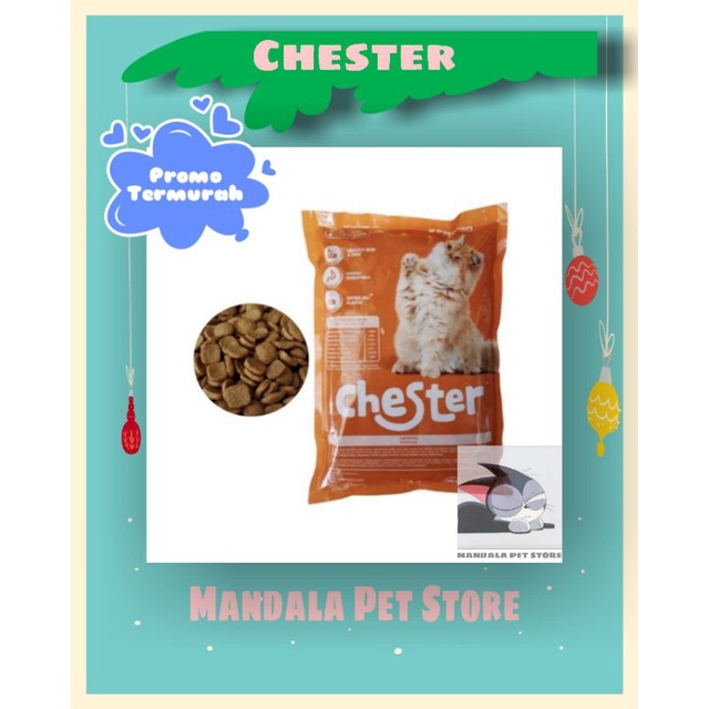 Chester Makanan Kucing Murah / Chester Cat food