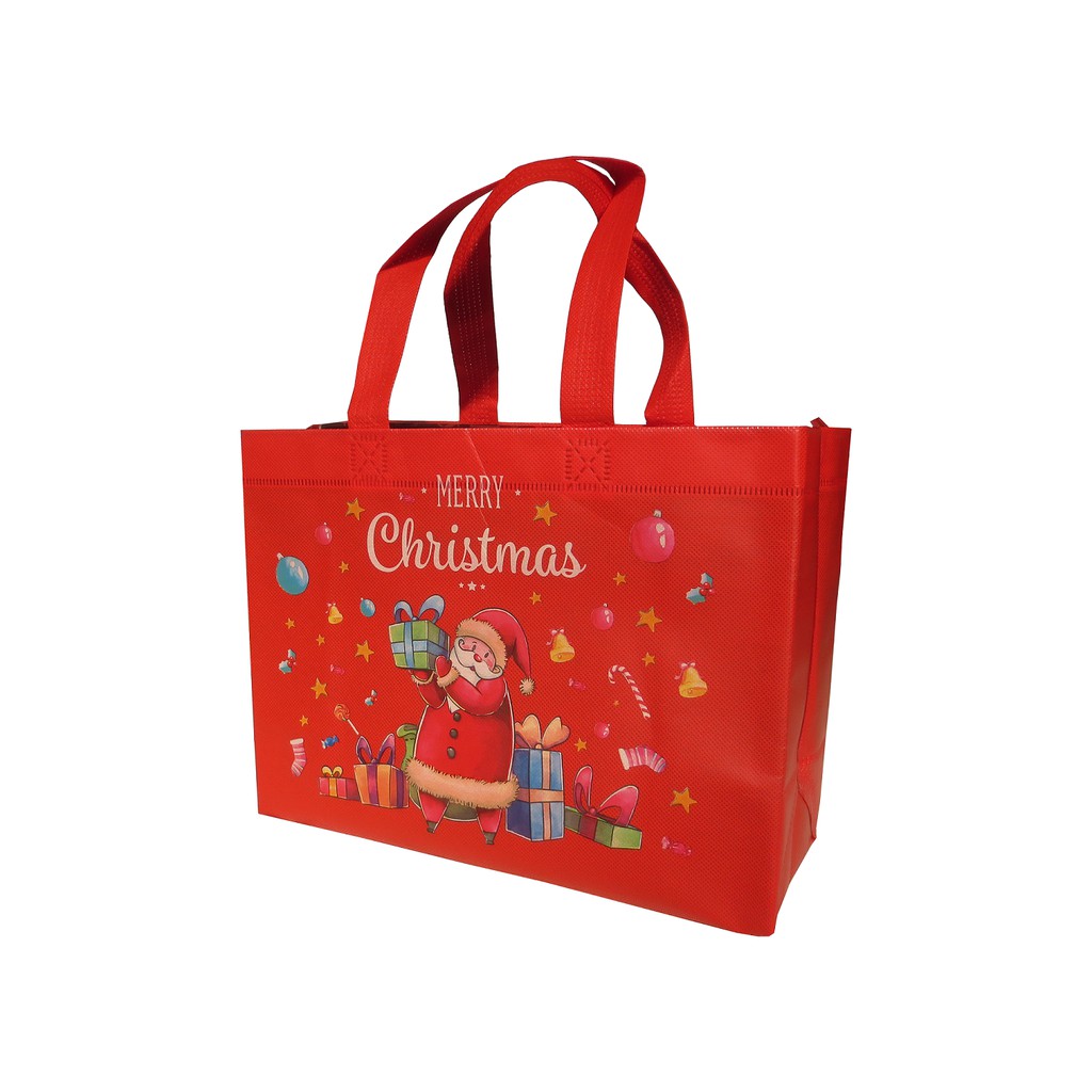 

Jual Tas Souvenir Natal Bingkisan Natal Merry Christmas size 22x27x10