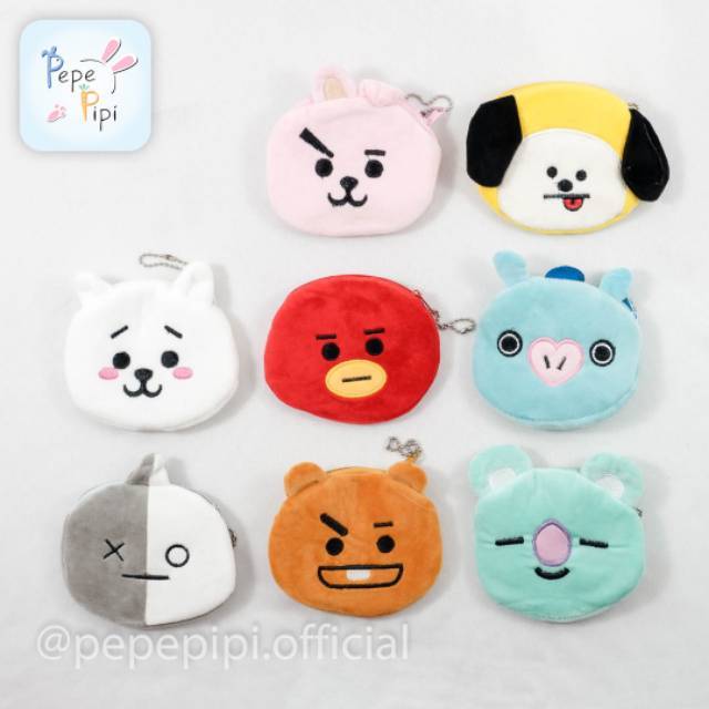 Dompet Koin Pouch BT Boy Band Korea Dompet Kecil Korea Dompet Koin Pouch BT Boy Band Korea Dompet Kecil Korea