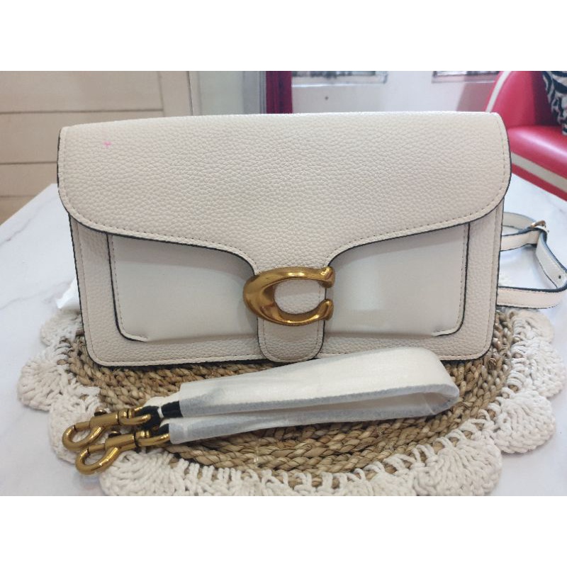 preloved tas coach  tabby white