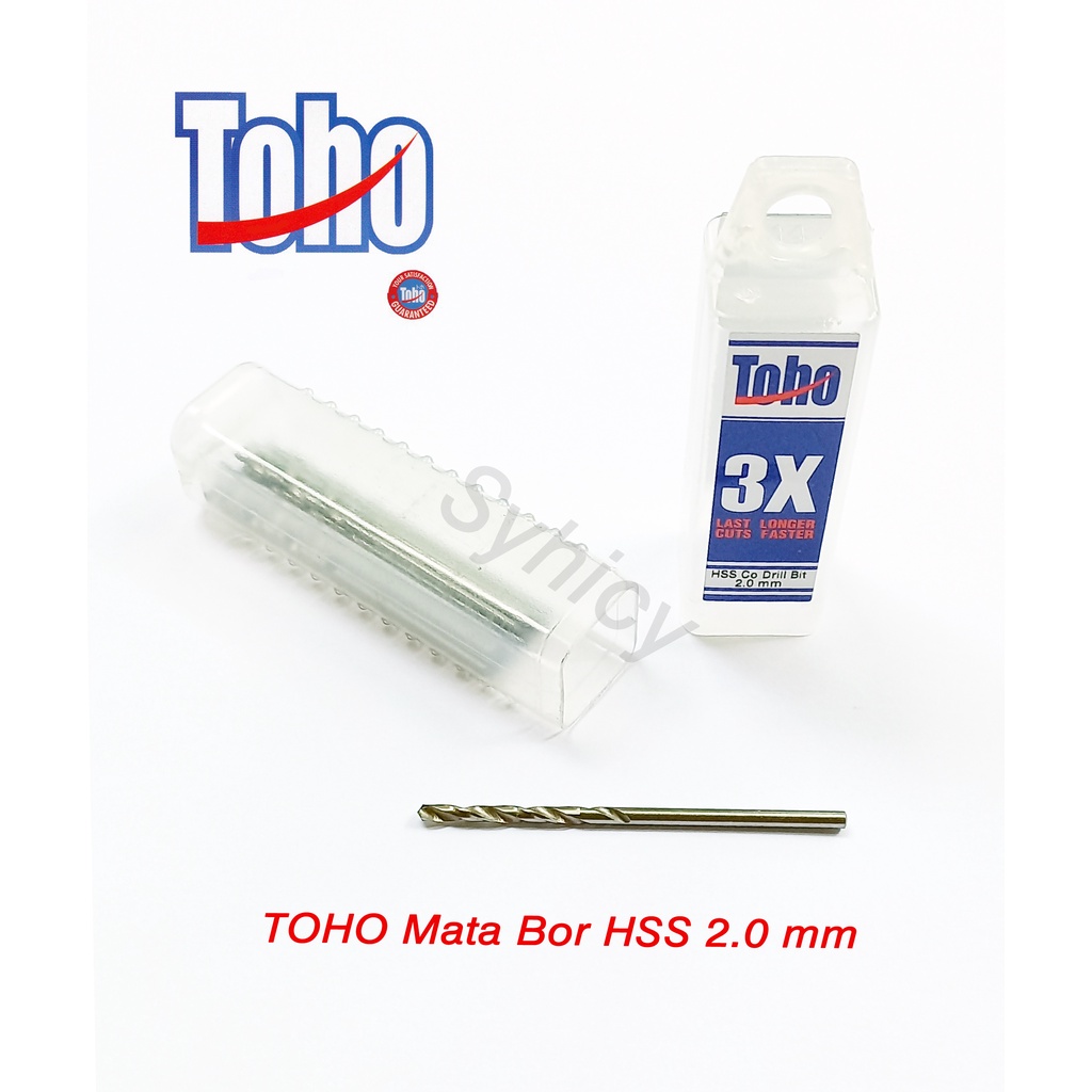 Mata Bor HSS 2 mm TOHO per pcs