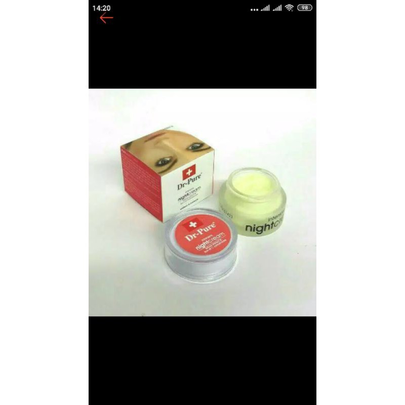 cream MALAM dr pure /dr pure malam pisahan