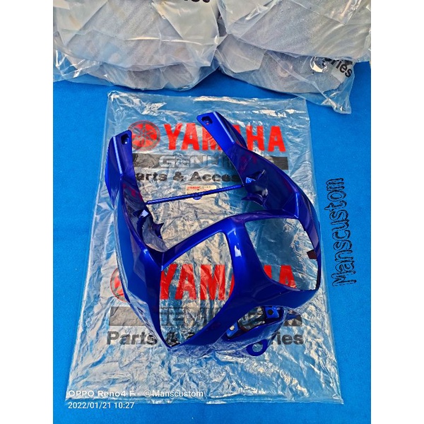 Tameng depan nouvo z biru original Cover tameng depan nouvo z biru original