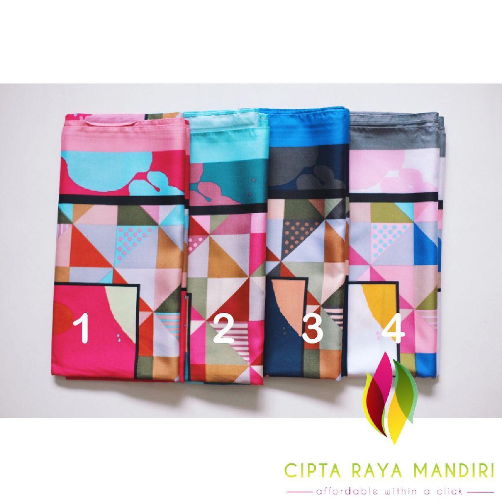 Hijab Premium Segi Empat Polycotton - RUBY