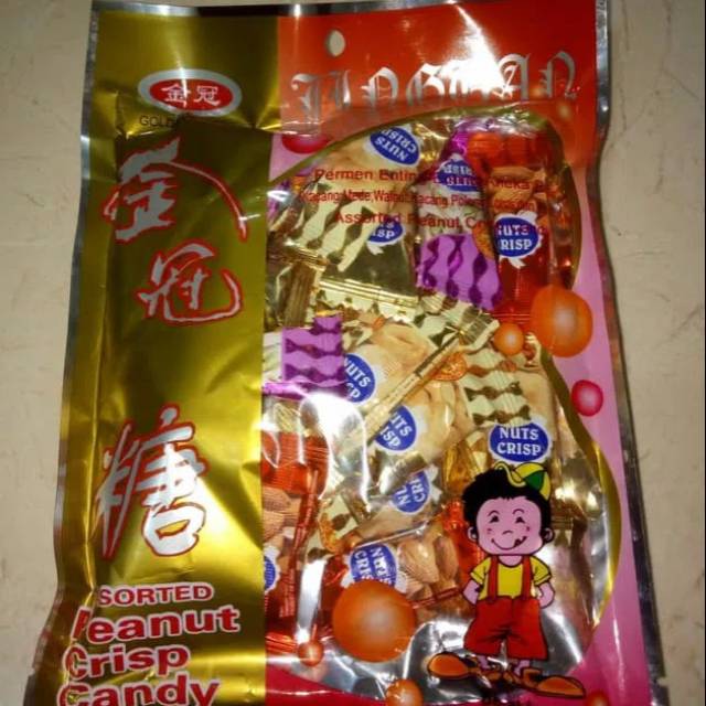 Permen Enting -Enting Kacang(ting-ting / teng - teng Kacang) Aneka Rasa 210gr