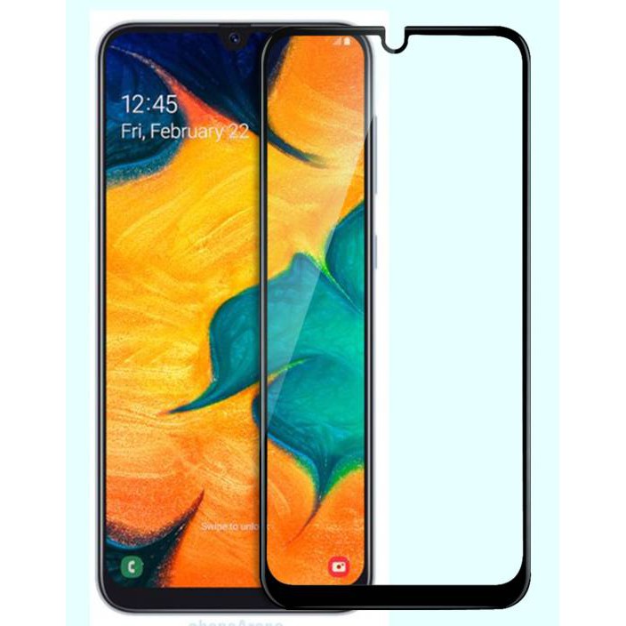 TEMPERED GLASS FULL LEM 5D 9D SAMSUNG GALAXY A30 A30'S ANTI GORES KACA FULL LEM -COVER