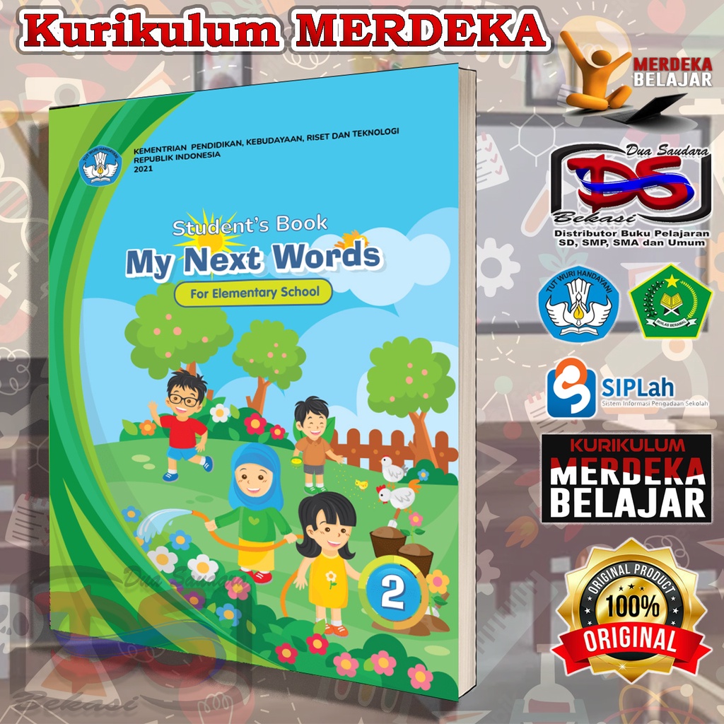 Jual [KuMer] Buku Siswa BAHASA INGGRIS Kelas 2 SD Kurikulum Merdeka