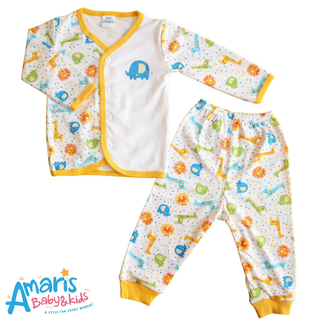 

Amaris Setelan Panjang Kancing Baby Motif Big Animal