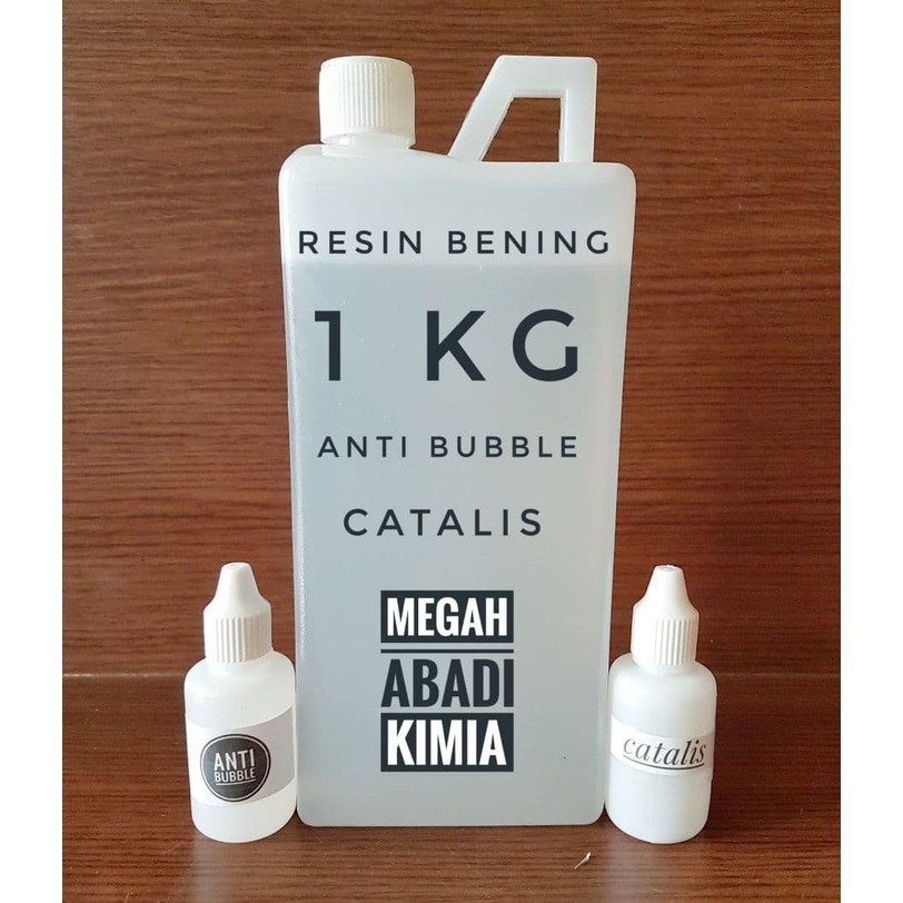 

RESIN BENING 1kg Katalis 35 ML Anti Bubble 35 ML Limited
