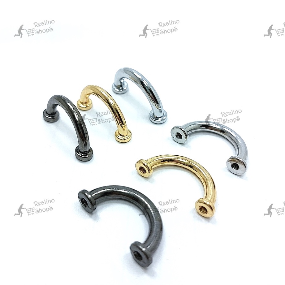 GAWANG OVAL / RING GAWANGAN TAS - 2CM EMAS MUDA