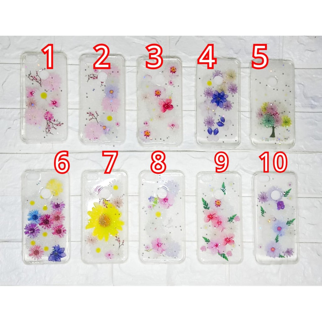 CASE OPPO F9 CASE BUNGA CASE FLOWER SOFT CASE