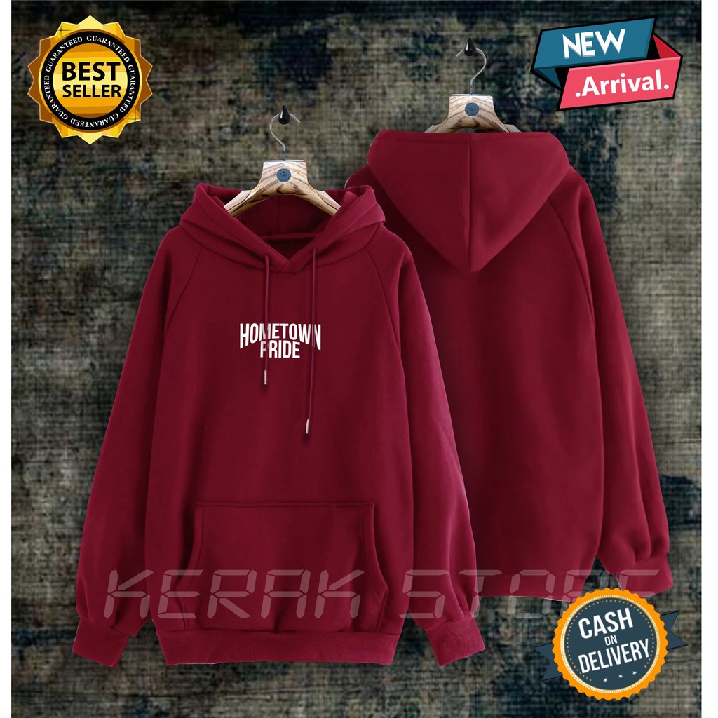 TERMURAH !! COD Jaket Sweater Hoodie Pria Distro stussyOriginal Big Size Jumbo M - XXL