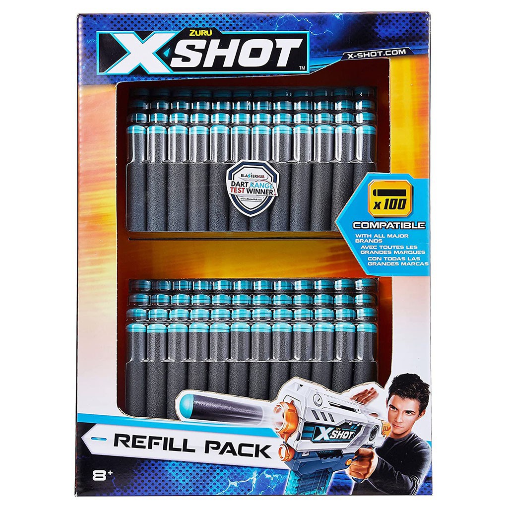 Zuru Xshot Dart Refill Pack - Isi 100 pcs / Peluru Mainan Original