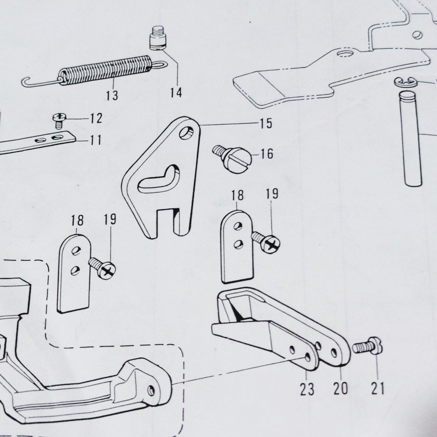 141589-001 BELT SHIFTER Mesin Jahit Lobang Kancing Brother LH4-B814