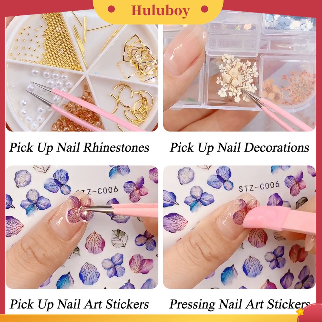 Huluboy Huluboy♡ Pinset Kuku Kepala Ganda Bahan Stainless Steel Multifungsi Untuk Rumah