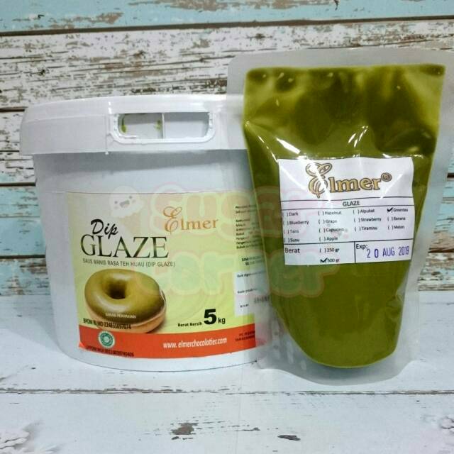 

Elmer Dip Glaze repack 500 gram - TOPPING DONAT JCO - TOPPING PISANG NUGGET - GLAZE