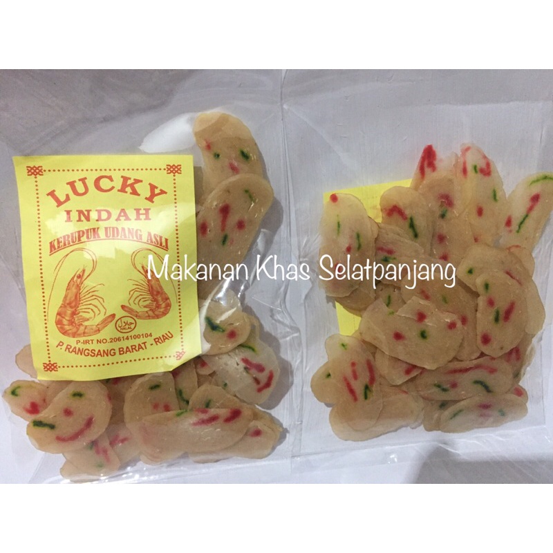 

Kerupuk Udang Asli Lucky Indah Pulau Rangsang 115+-gram