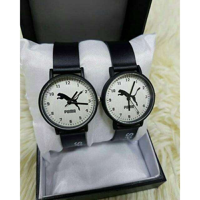 PUMA SPORT WHITE CP 90.000 Jam pasangan tali soft rubber