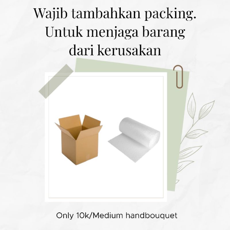 

packing medium handbouquet