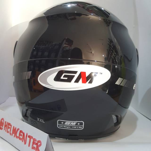 HELM DEWASA GM XL/ XXL JUMBO SIZE HITAM ORI ONLY