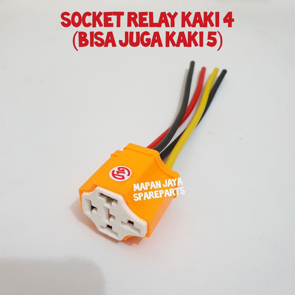 SOCKET SOKET RELAY KERAMIK KAKI 4