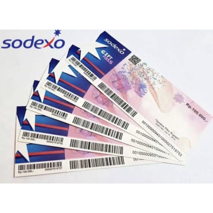 Voucher sodexo pecahan 100