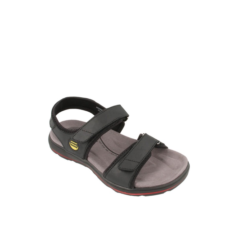 SANDAL SLINGBACK PAKALOLO PRIA ORIGINAL CASUAL KULIT ASLI HITAM PB05