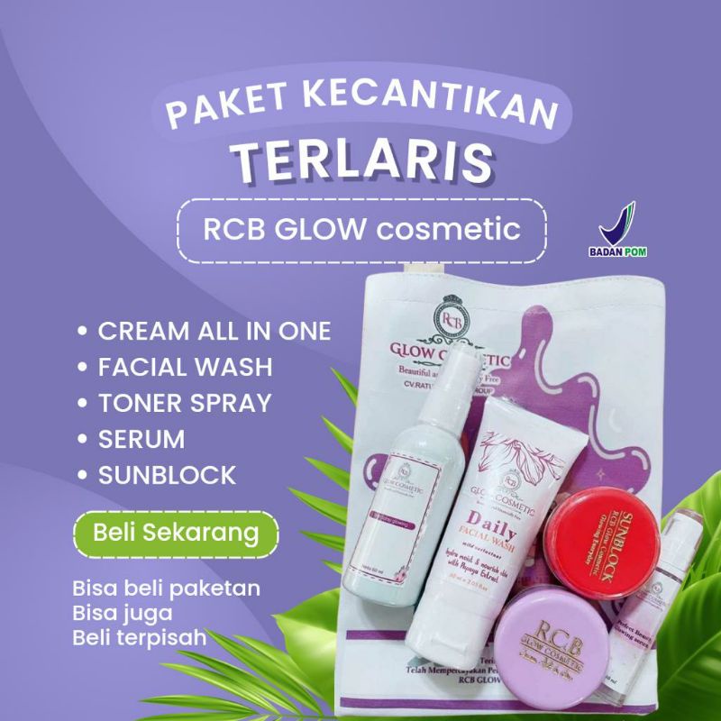 Paket Komplit RCB Glow Cosmetic
