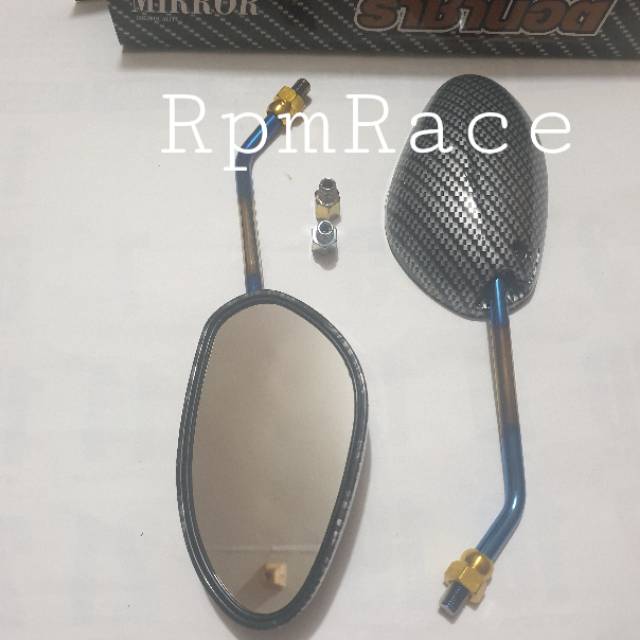 Mirror Kaca spion twotone filano model fazzio universal H/Y tipe motor beat scoopy mio cb 150 vixion scorpio byson dll