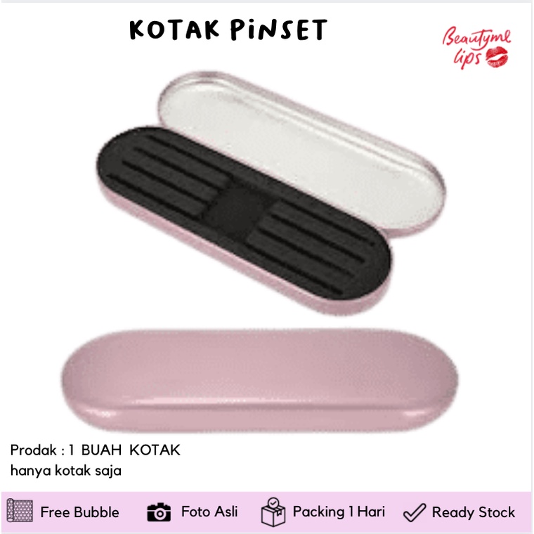 Box Organizer Tweezer Tempat Penyimpanan Pinset Stainless Steel Premium Wadah Eyelash Extension / Kotak Pinset Bulu Mata READY JKT - HANYA KOTAK SAJA