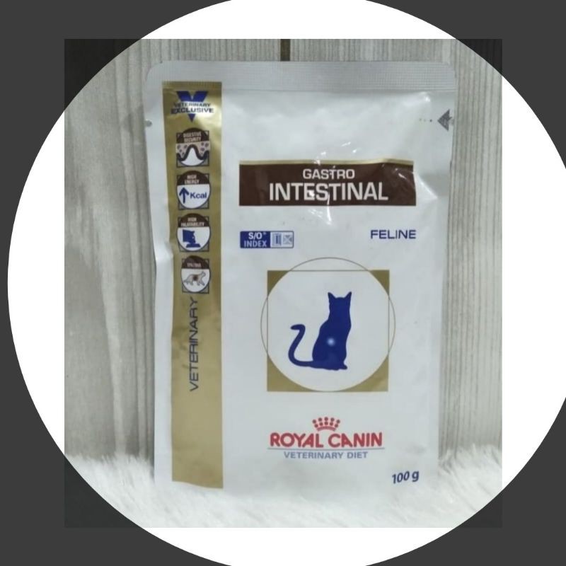 Royal Canin Gastro Intestinal Pouch 100gr 1 Box (isi 12pcs) / Makanan Kucing Basah/ Wet food