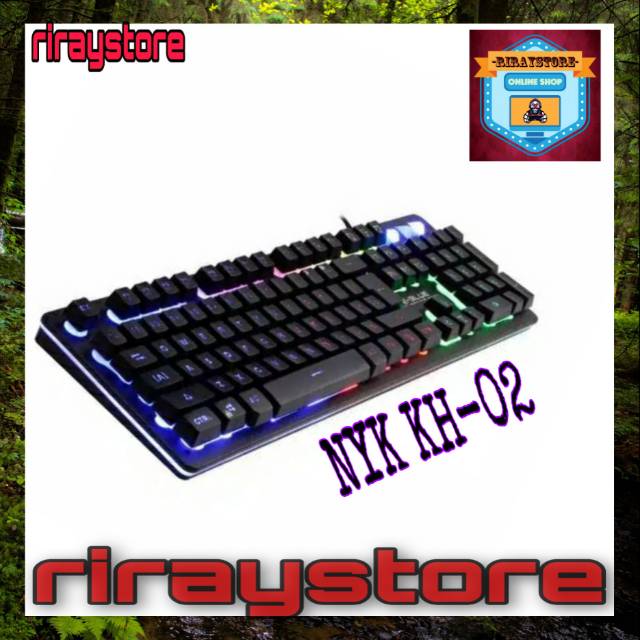 Keboard Keyboard Gaming NYK K-02 RGB Backlight