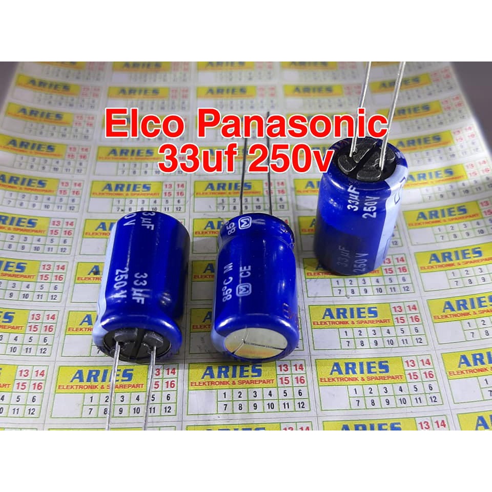 ELCO 33uf 250v PANASONIC