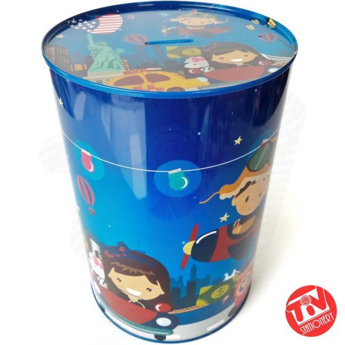 Celengan Kaleng Jumbo Fancy Kualitas Bagus Keren