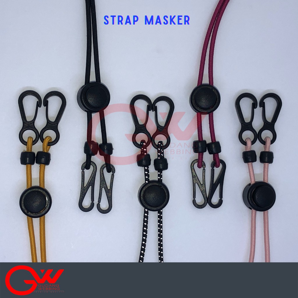 MUTE / KLEM PLASTIK / KLEM TALI MASKER / KLEM STRAP MASKER