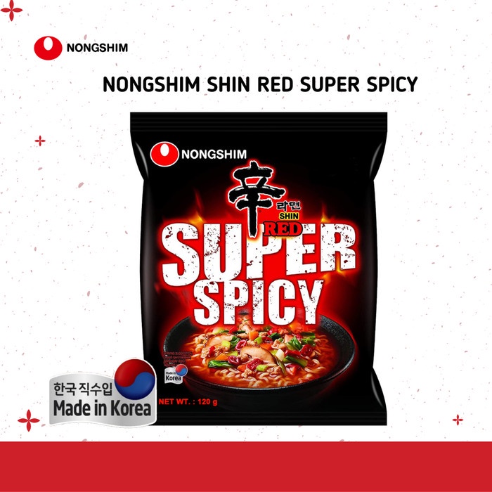 

Da2011F Nongshim Shin Red Super Spicy 120Gr Made In Korea Ffa2D01A1