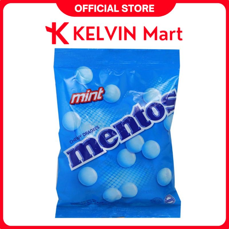 

MENTOS Permen Mint Bag Pck 121,5g | KELVIN Mart