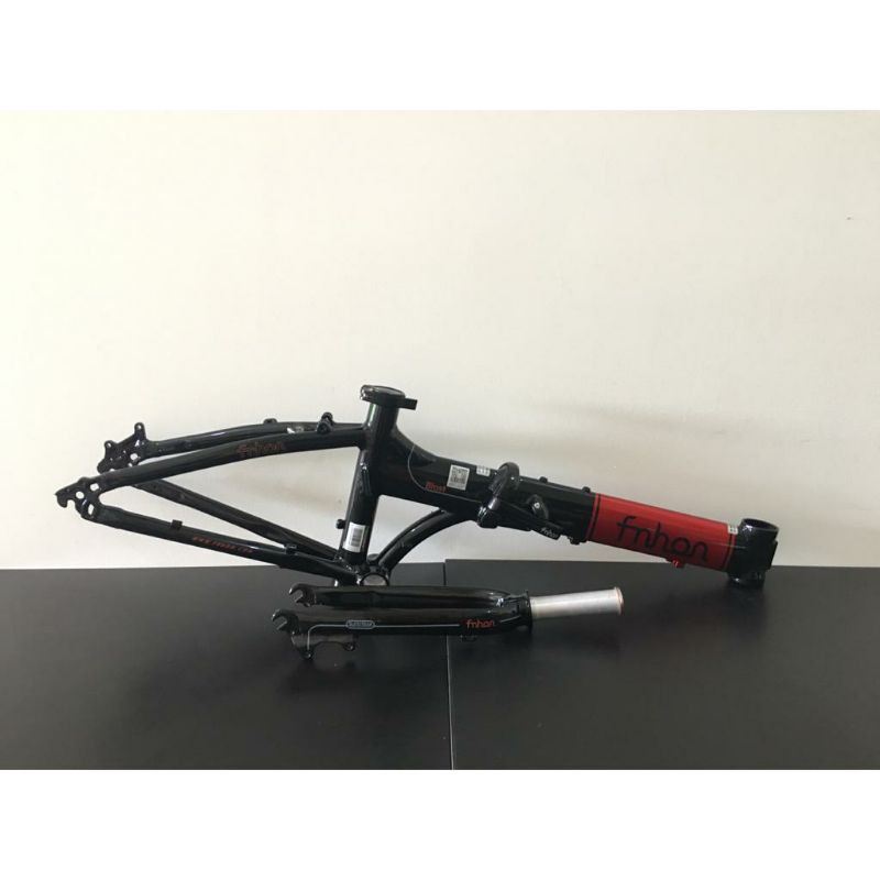 Frame sepeda lipat seli Fnhon Blast hitam Merah LIMITED EDITION black Red Discbrake Db Disc brake