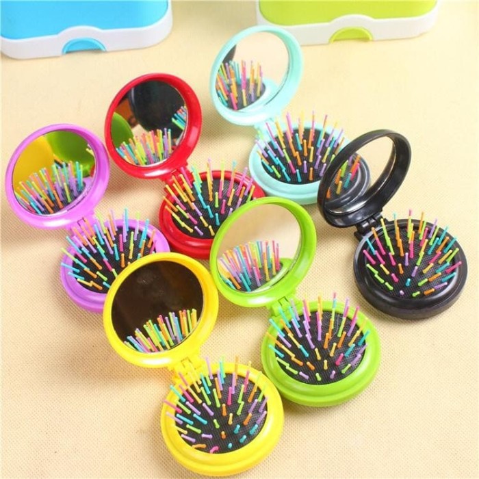 Mini Comb Portable / Sisir Mini Rainbow Portable