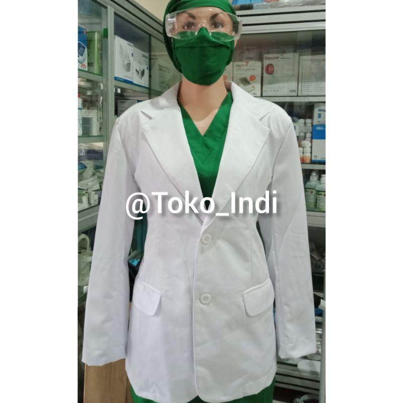 Baju Dokter / Jas Dokter / SNELI  / Lengan Panjang / Lengan Pendek WANITA / PRIA