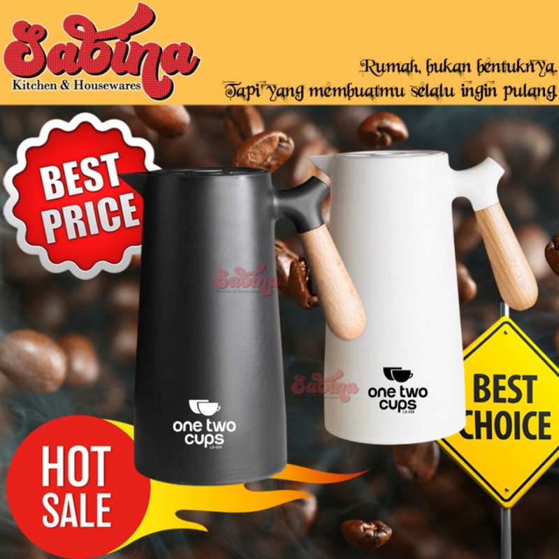 Thermos Teko Pitcher Minuman Kopi Teh Thermal Cup 1000ml Gagang