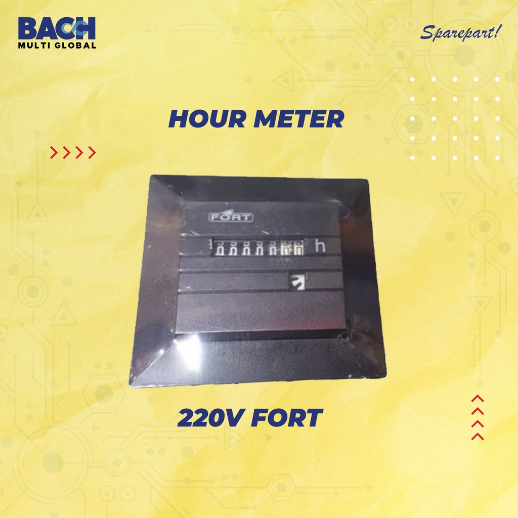 HOUR METER 220V FORT