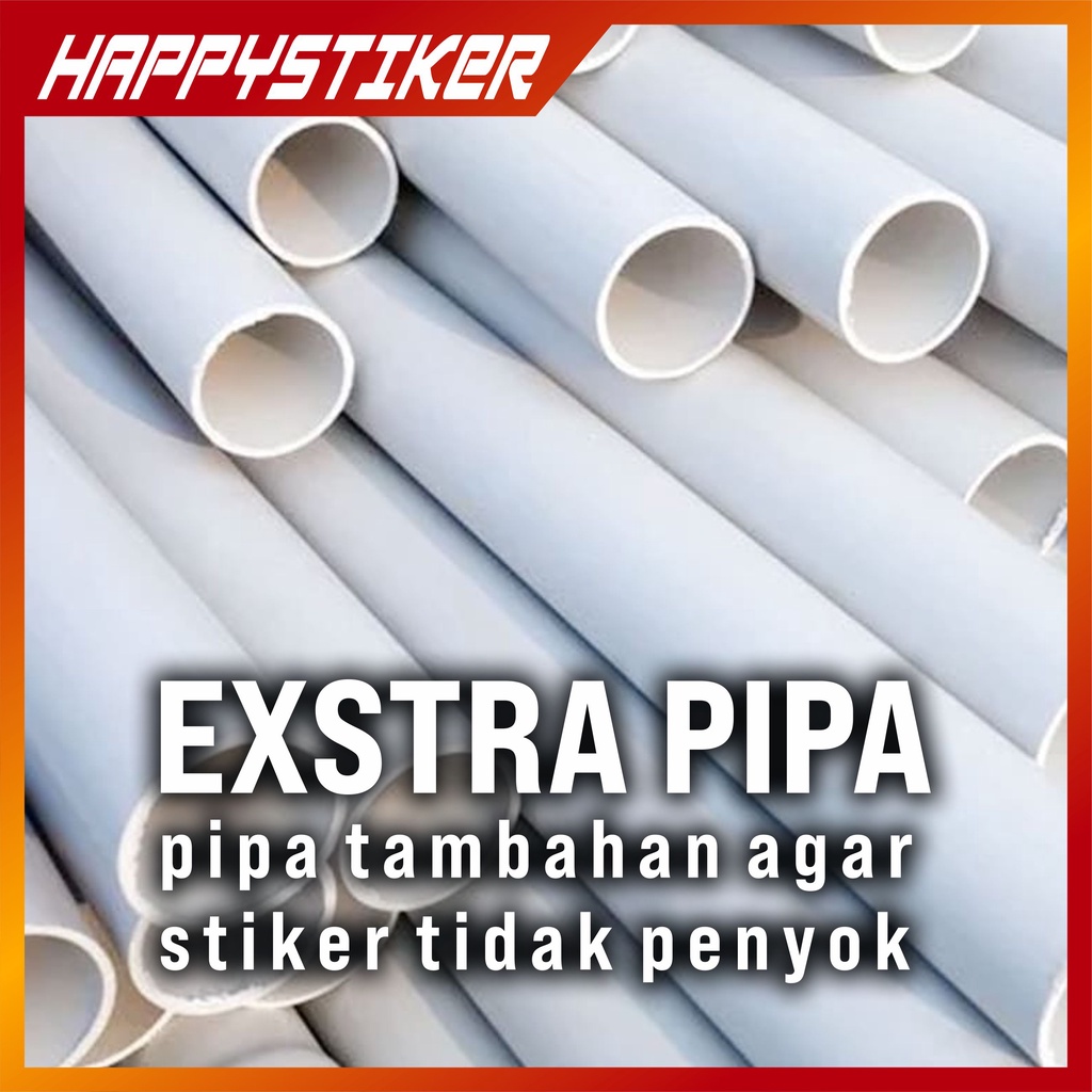 

pipa tambahan agar stiker tidak penyok